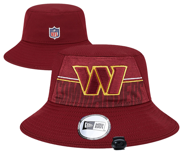 Washington Commanders 2025 Stitched Bucket Fisherman Hats 001